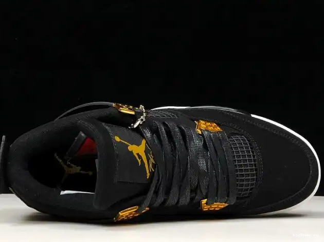 Rep Kickmax 308497-032 Gold-White Royalty Black Metallic 4 Jordan Air 0428